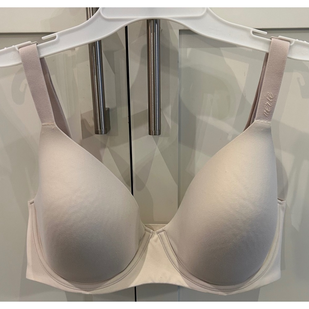 Aerie Smoothez Full Coverage Bra 34DD Beige Lightly‎ Lined Everyday Comfort